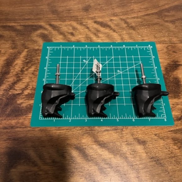 3 Rhino knobs drawer pulls knobs Bin Y - Picture 4 of 7